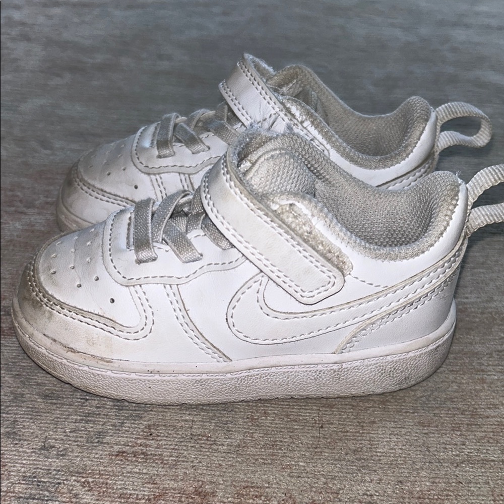 Kids White Nike Sneakers